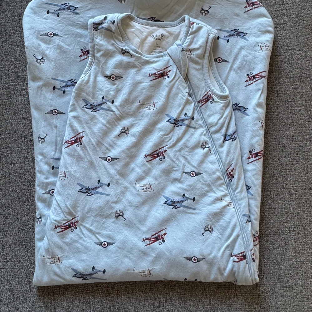 Kyte BABY Vintage Airplanes Large 1.0 TOG